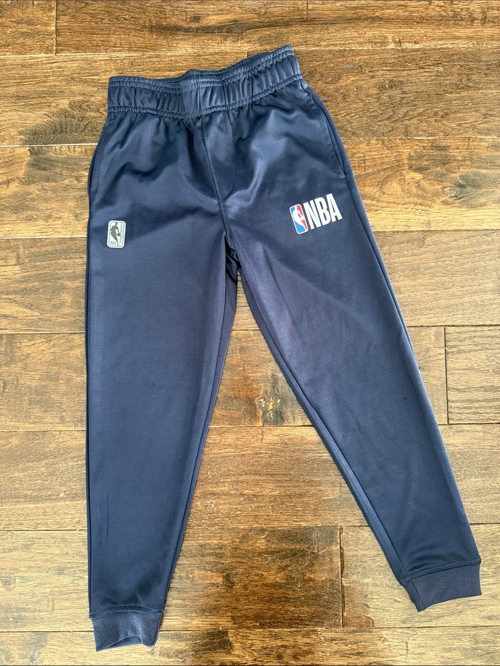 NBA Kids Navy Jogger Pants with Logo